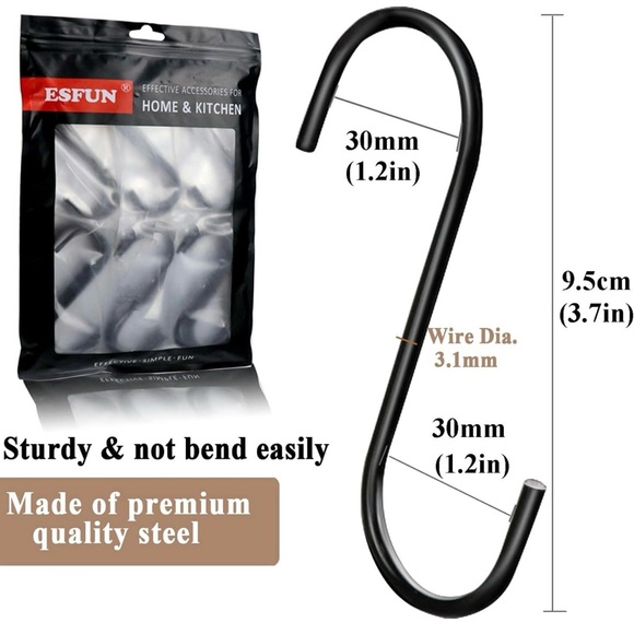 s-shaped steel hooks - Picture 3 of 3